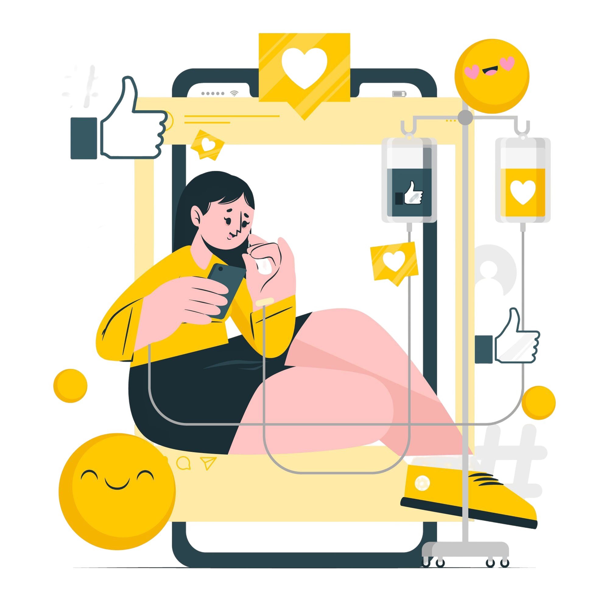 social-media-addiction-concept-illustration